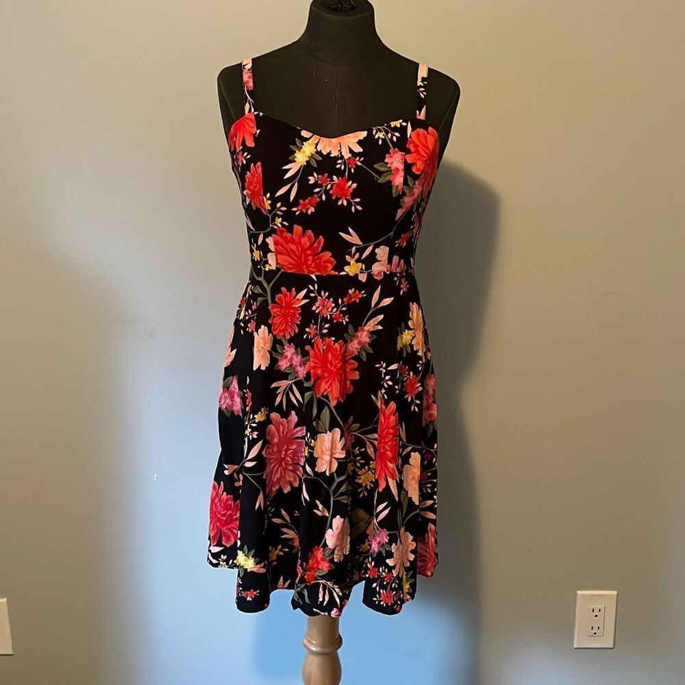 Old Navy Women's Floral Sleeveless Cami Mini Dress Smocked Back